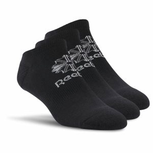 Reebok Classic Foundation Unisex No Show Socken Herren - Schwarz - DE 624-NYV